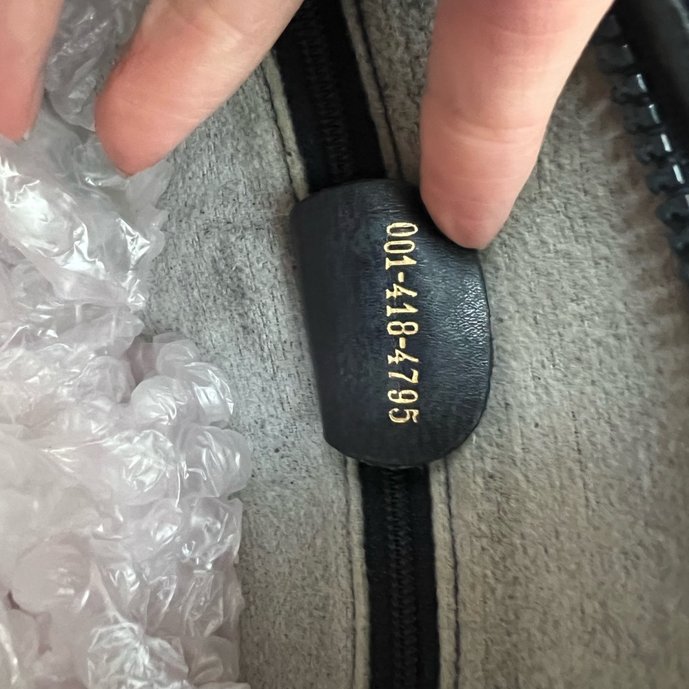 Vintage Gucci Crossbody Bag navy and red - Picture 5 of 6